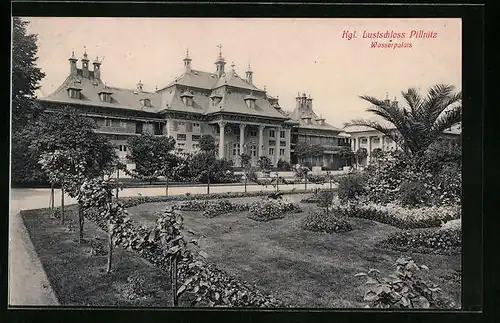 AK Dresden-Pillnitz, Kgl. Lustschloss, Wasserpalais