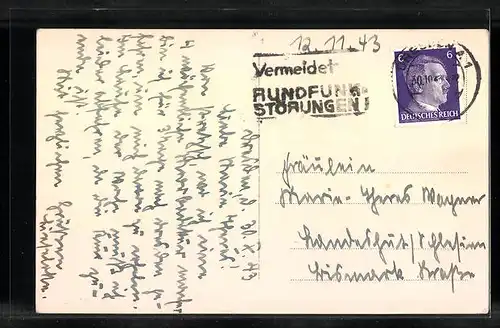 AK Dresden, Strassenpartie am Opernhaus