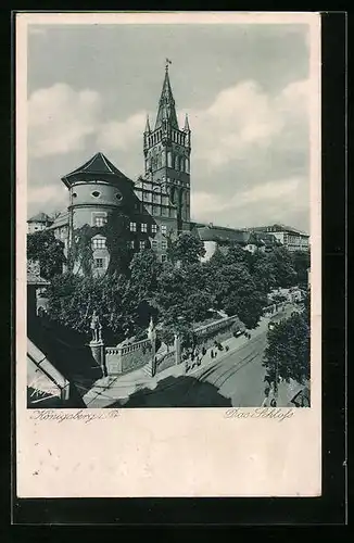 AK Königsberg i. Pr., Schloss im Sonnenschein