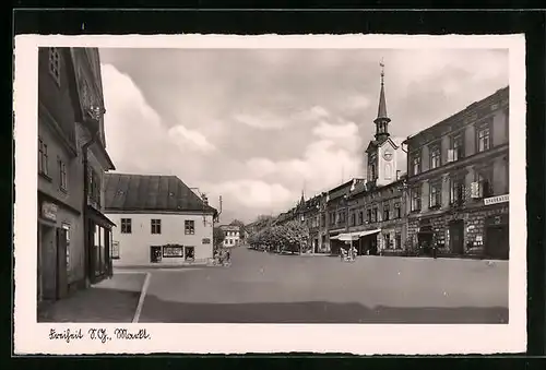AK Freiheit, Markt mit Kirchturm