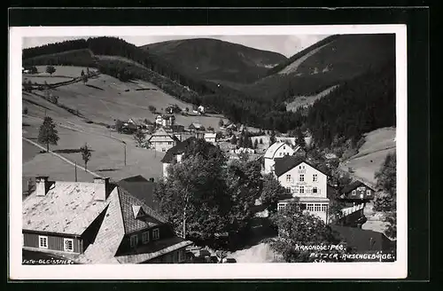 AK Petzer /Riesengebirge, Panorama