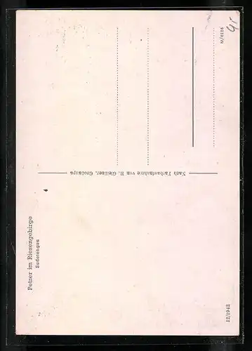 AK Petzer, Ortsansicht von oben im Sommer