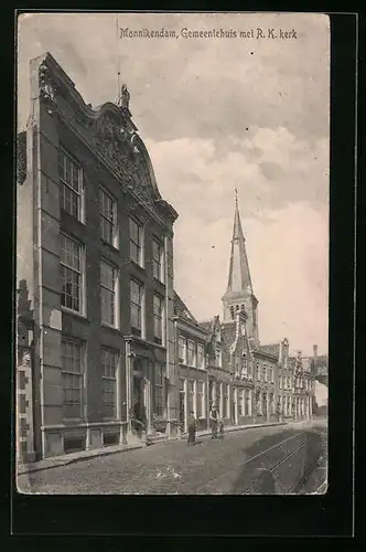 AK Monnikendam, Gemeentehuis met R. K. kerk