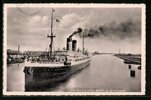 AK Ijmuiden, S. S. Johan de Witt op de Uitvaart