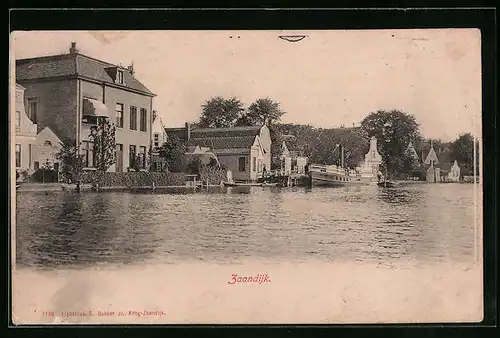 AK Zaandijk, Teilansicht vom Wasser aus