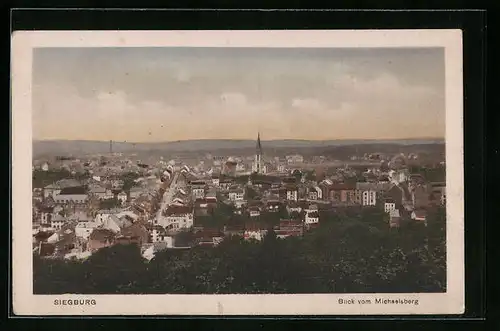 AK Siegburg, Blick vom Michaelsberg