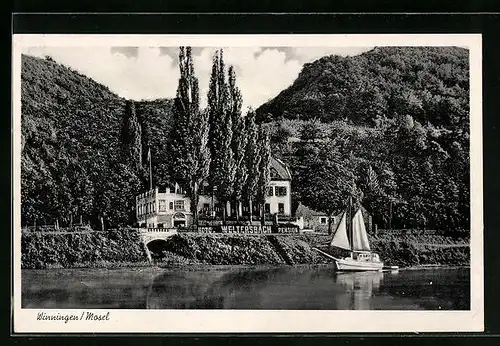 AK Winningen /Mosel, Hotel-Restaurant Weltersbach, Bes. Corall