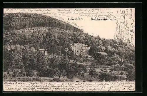 AK Lahr, Reichswaisenhaus und Umgebung