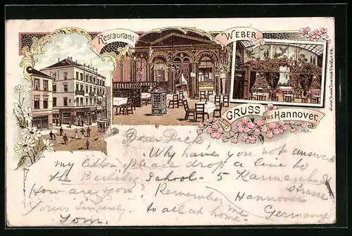 Lithographie Hannover, Restaurant Weber