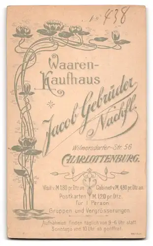 Fotografie Jacob Gebrüder Nachfl., Berlin-Charlottenburg, Wilmersdorfer-Str. 56, Junge Dame mit Halskette