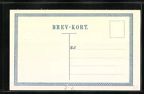 Künstler-AK Dänemark, Landkarte mit England, Schweden und Italien, Briefmarken und Wappen