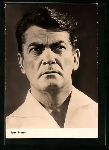 AK Schauspieler Jean Marais mit runleidlichem Blick