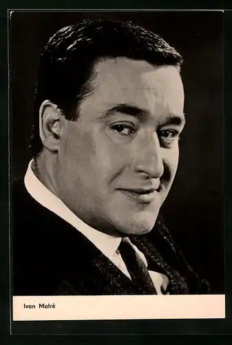 AK Schauspieler Ivan Malré schaut seitlich