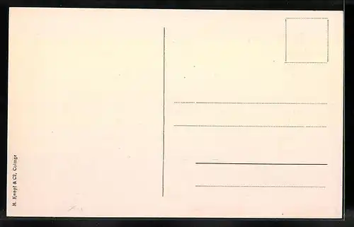 AK Colmar i. Els., Rufacherstrasse mit Post