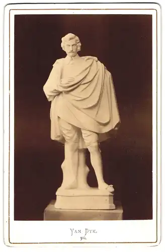 Fotografie unbekannter Fotograf und Ort, Statue des Künstlers Anthonis van Dyck