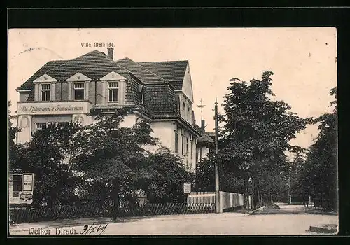 AK Dresden-Weisser Hirsch, Dr. Lahmann`s Sanatorium, Villa Mathilde, Lehnertstrasse 4