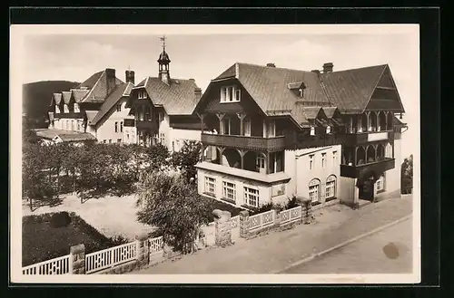 AK Krummhübel /Riesengebirge, Das Riesengebirgs-Heim