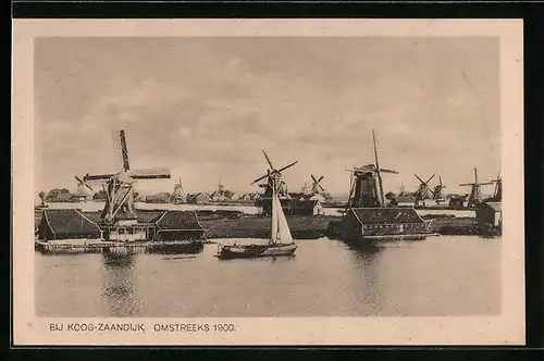 AK Koog-Zaandijk, Omstreeks 1900