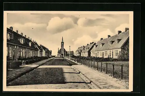 AK Wieringerwerf, Meeuwstraat met Gereformeerde kerk