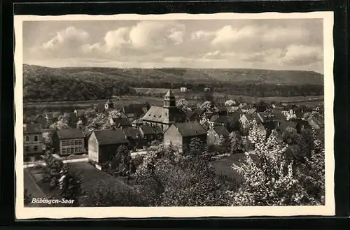 AK Bübingen /Saar, Ortsansicht aus der Vogelschau
