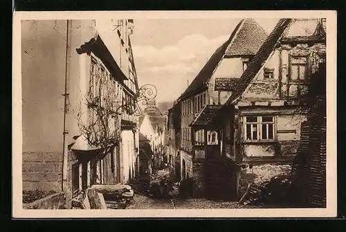 AK Wimpfen, Strasse im Dominikaner