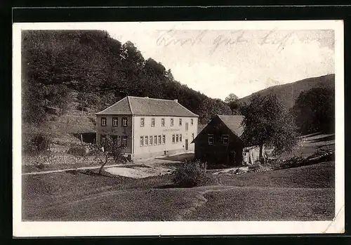 AK Schwarzbach b. Johanniskreuz, Gasthaus und Pension Waldesruhe