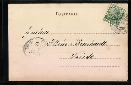 AK Bonn, Münsterplatz mit Denkmal