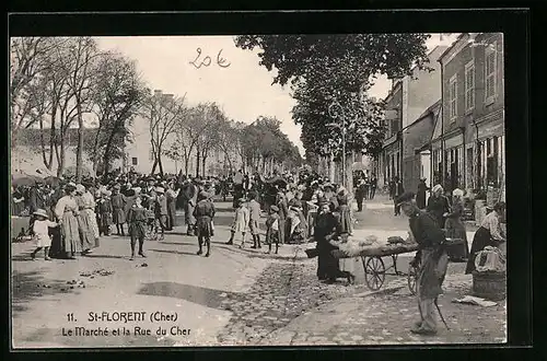 AK St-Florent, Le Marché et la Rue du Cher