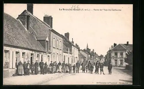 AK La Bazoche-Gouet, Route de Chapelle-Guillaume