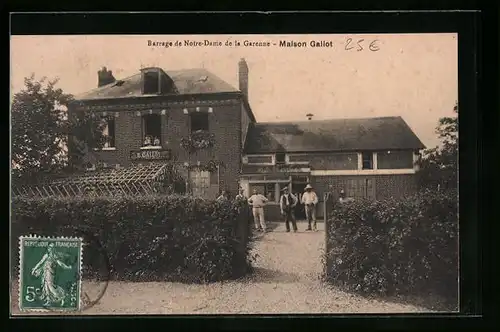 AK Saint-Pierre-la-Garenne, Barrage de Notre-Dame de la Garenne, Maison Gallot