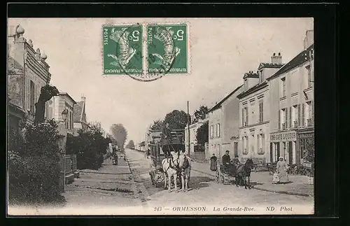 AK Ormesson, La Grande-Rue