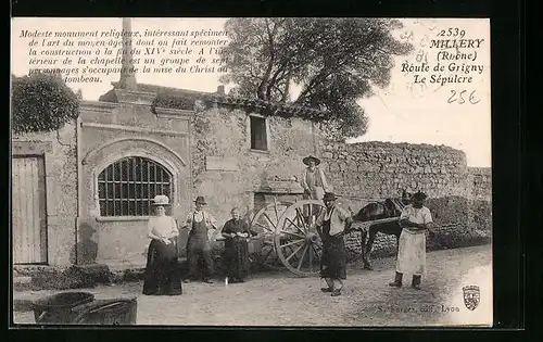 AK Millery, Route de Grigny, Le Sépulcre