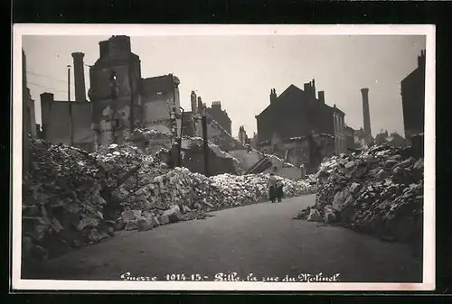 AK Lille, la rue du Molinel