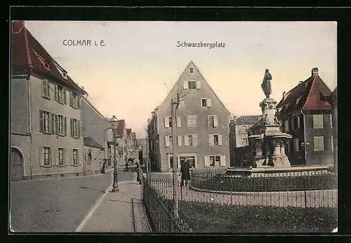AK Colmar i. E., Schwarzbergplatz