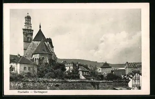 AK Prachatitz, Gartengasse
