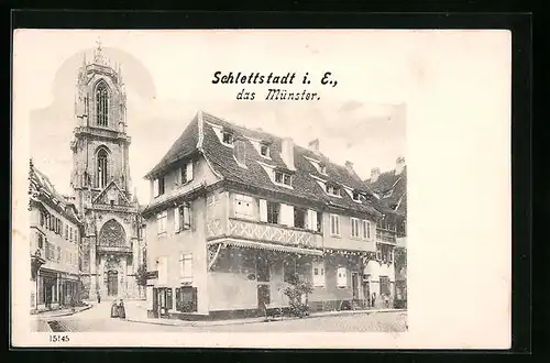 AK Schlettstadt, Das Münster