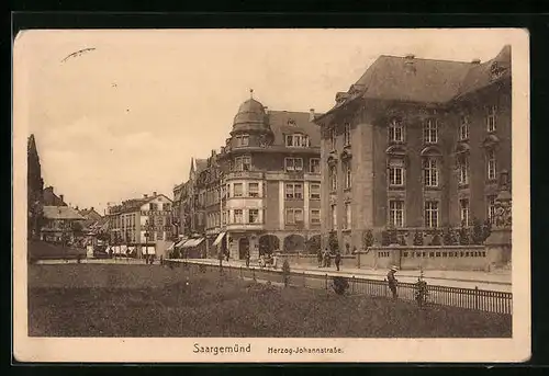 AK Saargemünd, Herzog-Johannstrasse