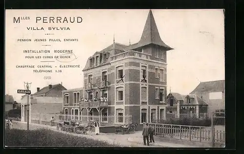 AK Berck, Mlles Perraud: Villa Sylvia - Pension Jeunes Filles, Enfants