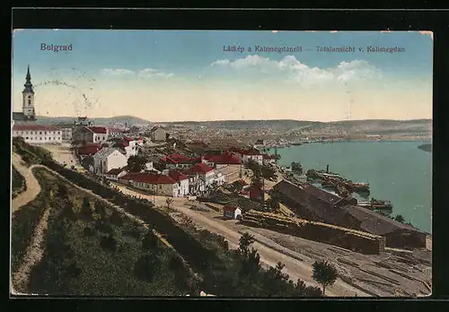 AK Belgrad, Totalansicht von Kalimegdan