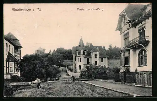 AK Mühlhausen /Thür., Partie am Stadtberg