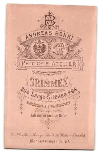 Fotografie Andreas Bönki, Grimmen, Lange-Str. 264, Elegant gekleideter Herr mit Schnauzbart