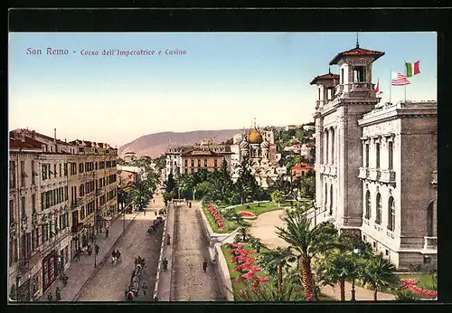 AK San Remo, Corso dell`Imperatrice e Casino