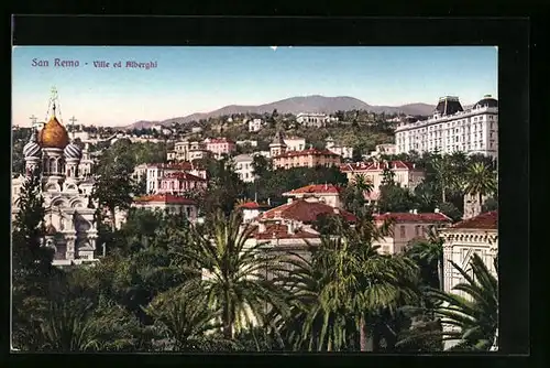 AK San Remo, Ville ed Alberghi, Panorama