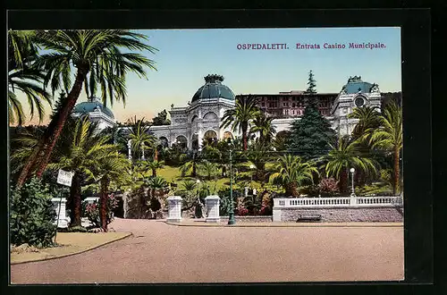 AK Ospedaletti, Entrata Casino Municipale
