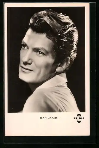 AK Schauspieler Jean Marais im weissen Hemd