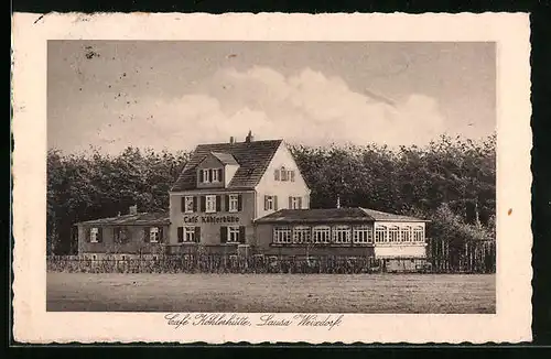 AK Weixdorf-Lausa, Café Köhlerhütte