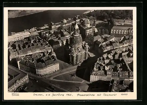 Foto-AK Walter Hahn, Dresden, Nr. 13005: Dresden vor der Zerstörung 1945