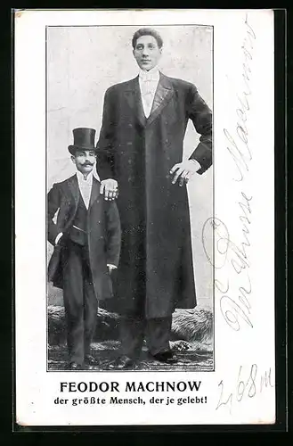 AK Feodor Machnow, der grösste Mensch, der je gelebt