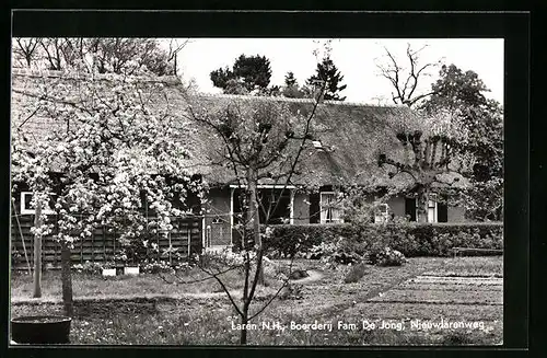 AK Laren, Boerderij Fam. De Jong, Nieuwlarenweg