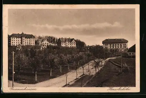 AK Gunzenhausen, Allee bei der Hensoltshöhe